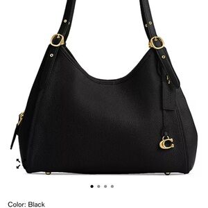 COACH Bella Black with Gold accents Shoulder Bag